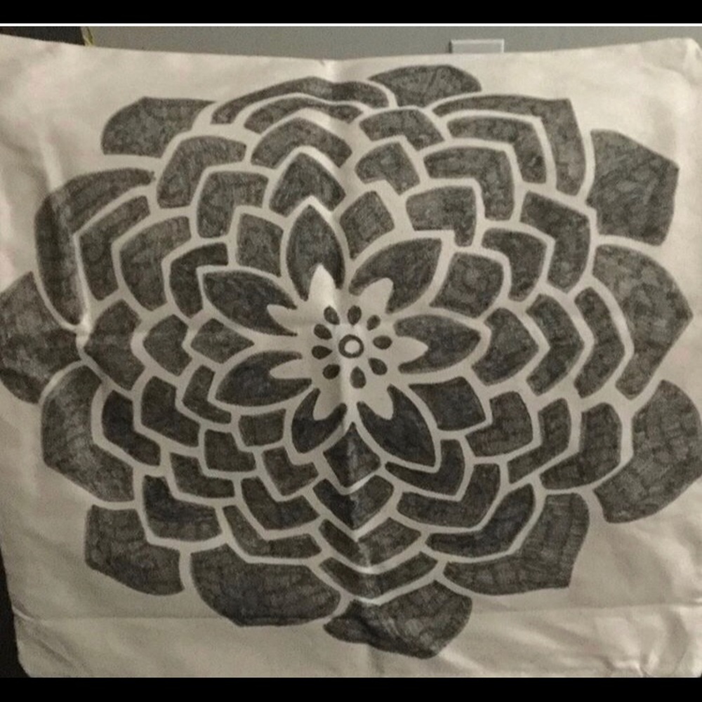 Original Handmade doodle Pillowcase.